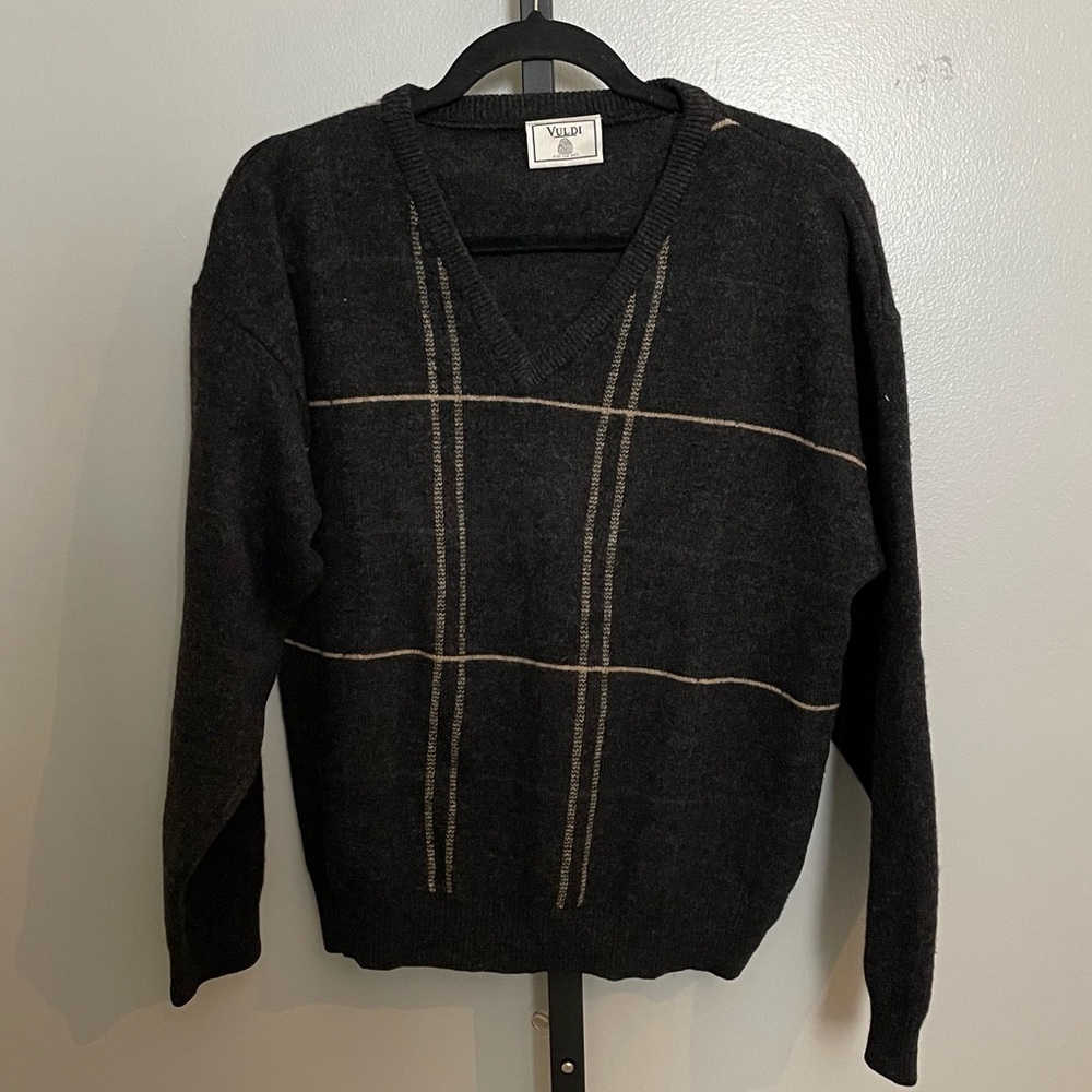 Vuldi 100% Lambs Wool Sweater Size Small